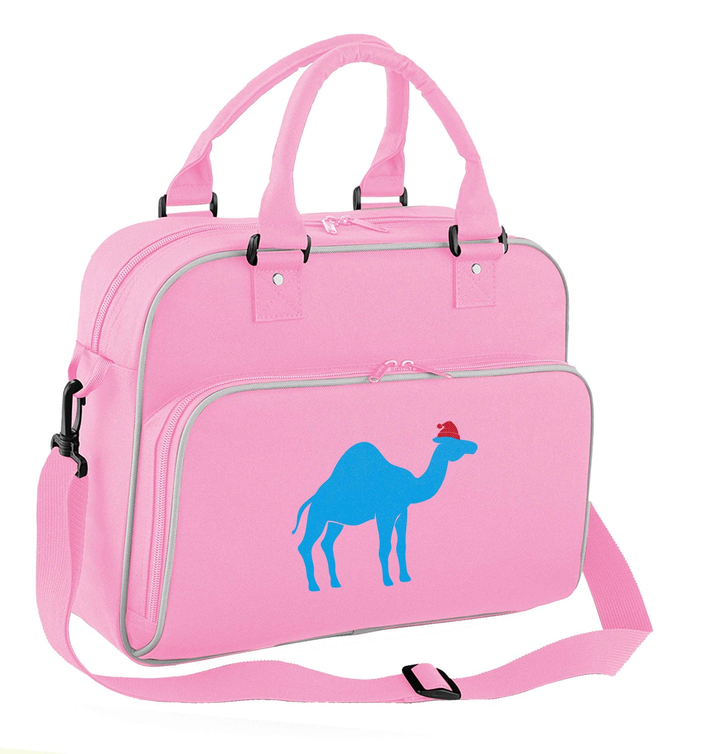 Blue camel santa children's dance bag baby pink