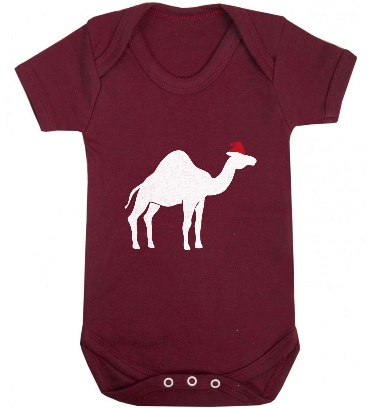Blue camel santa baby vest maroon 18-24 months