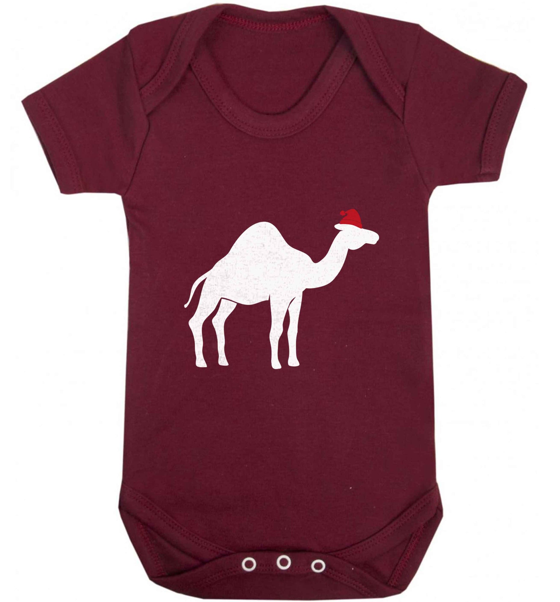 Blue camel santa baby vest maroon 18-24 months