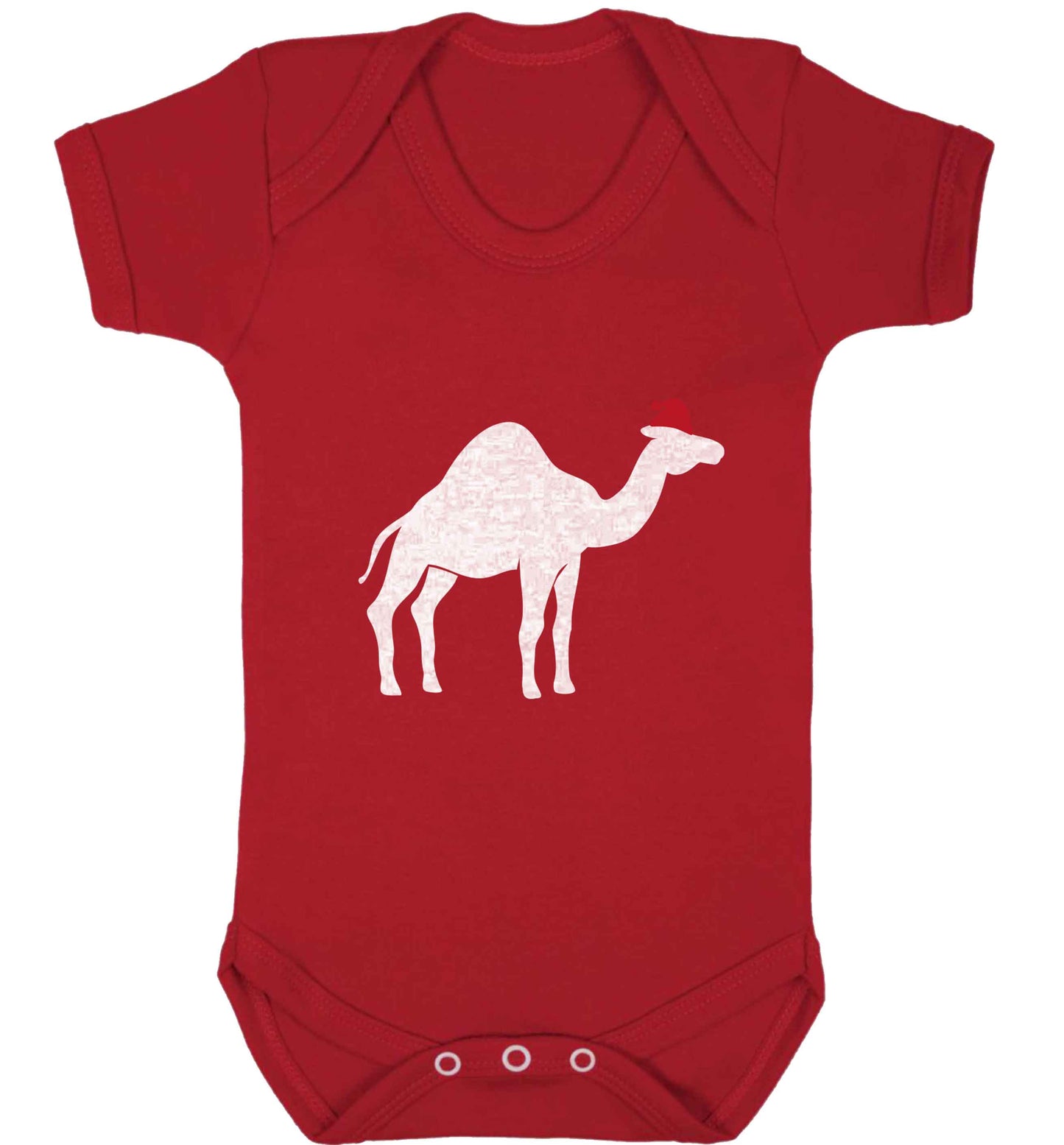 Blue camel santa baby vest red 18-24 months
