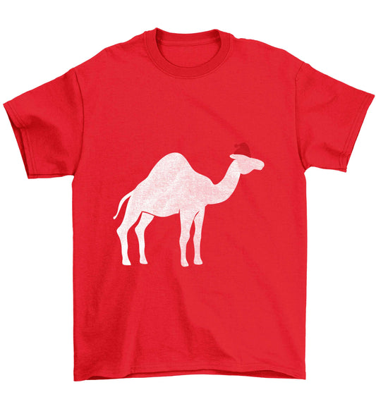 Blue camel santa Children's red Tshirt 12-13 Years