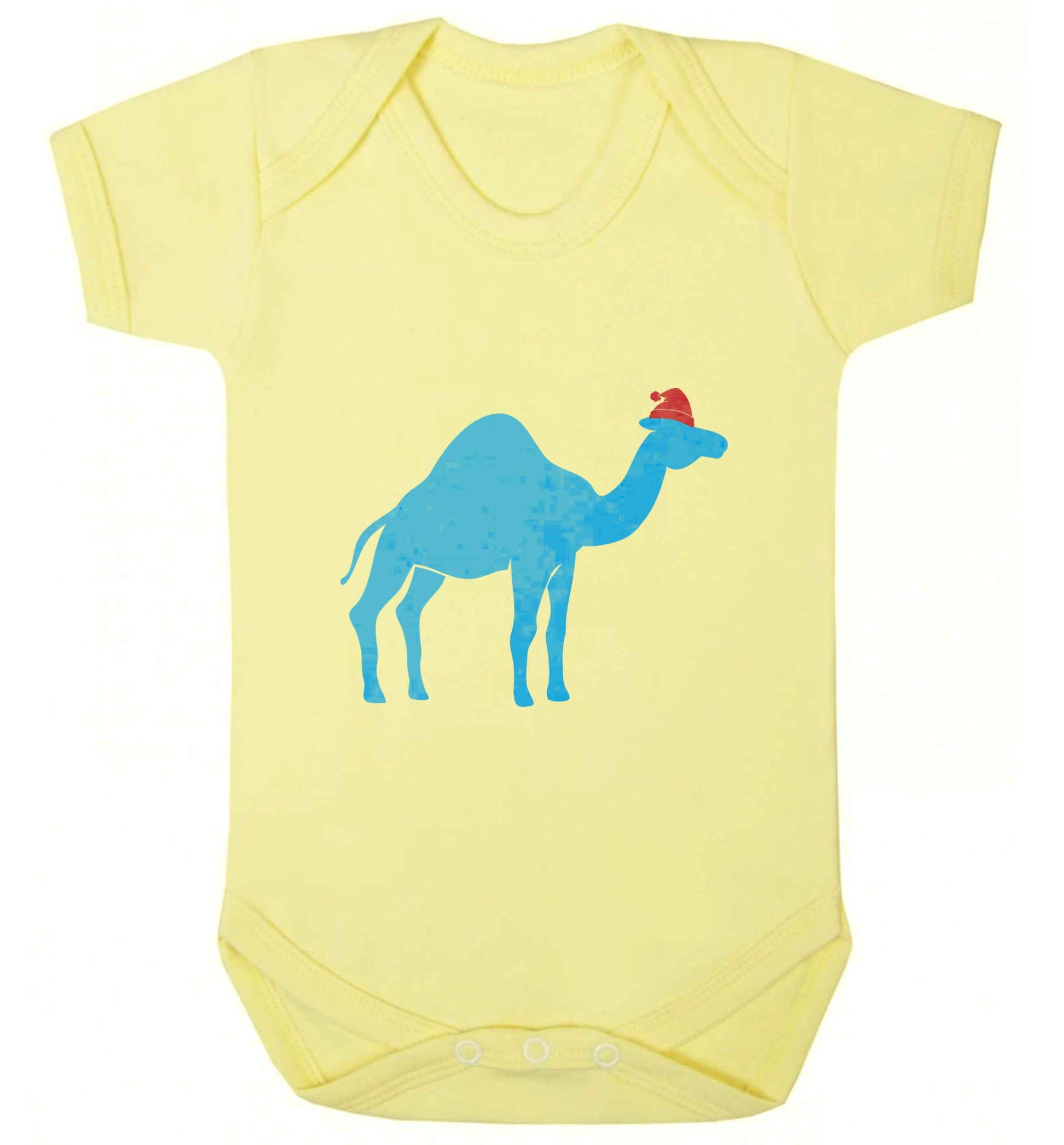 Blue camel santa baby vest pale yellow 18-24 months