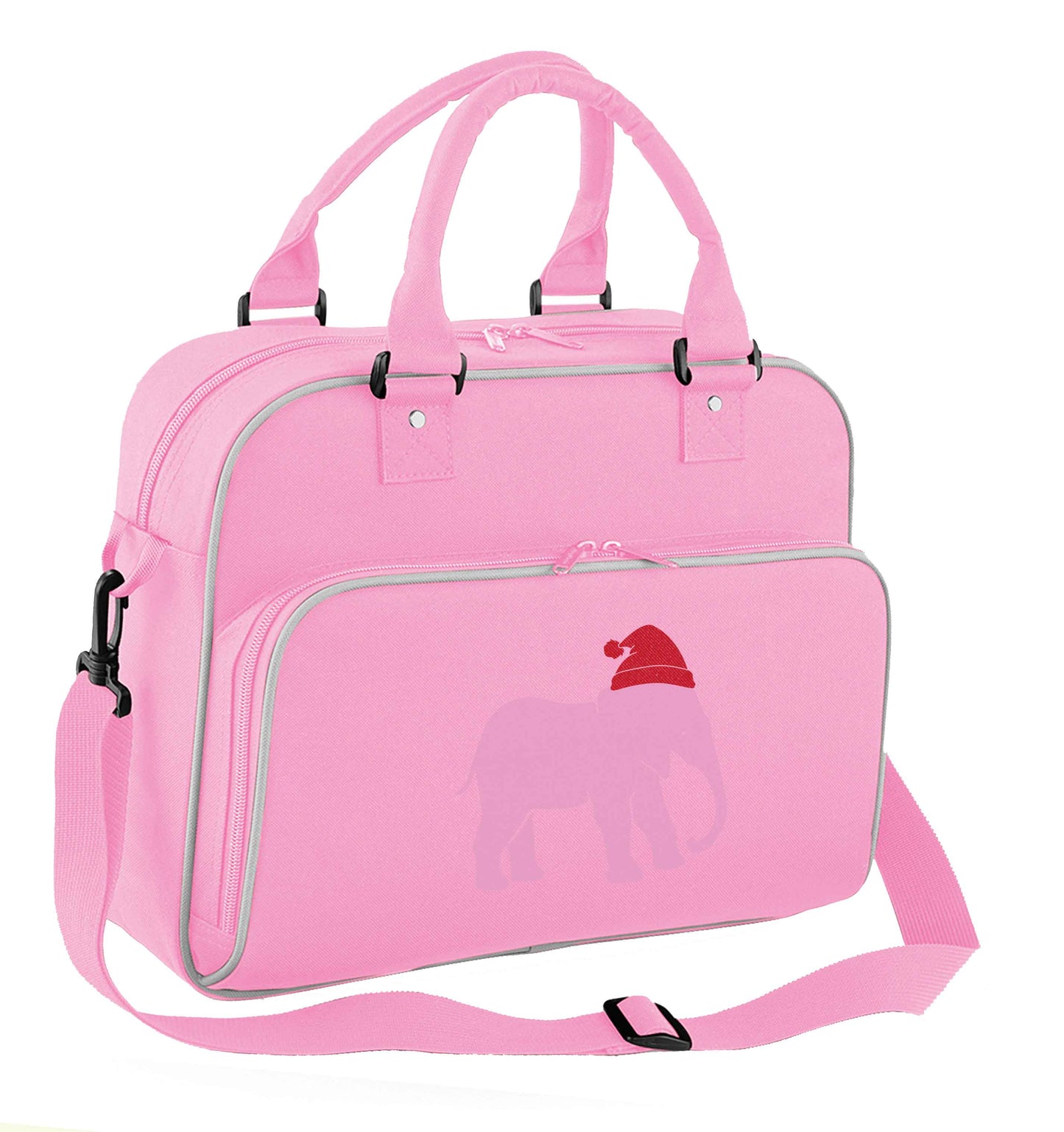 Pink elephant Santa children's dance bag baby pink