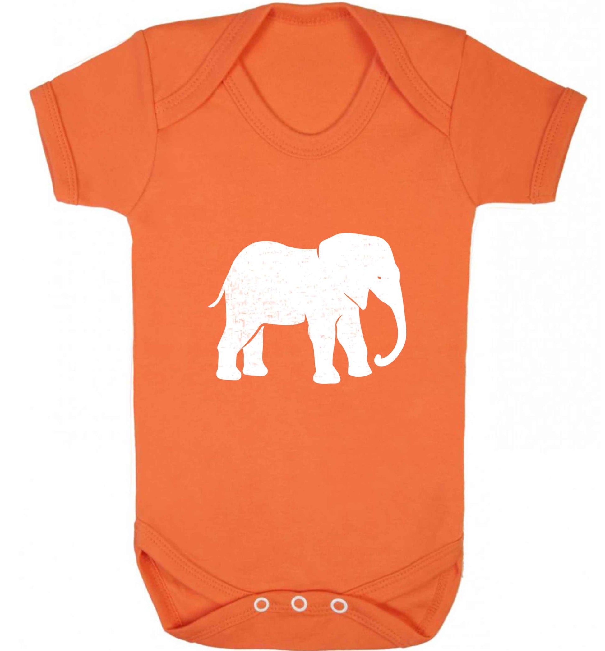 Pink elephant baby vest orange 18-24 months
