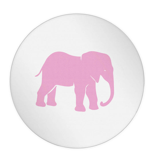 Pink elephant 24 @ 45mm matt circle stickers