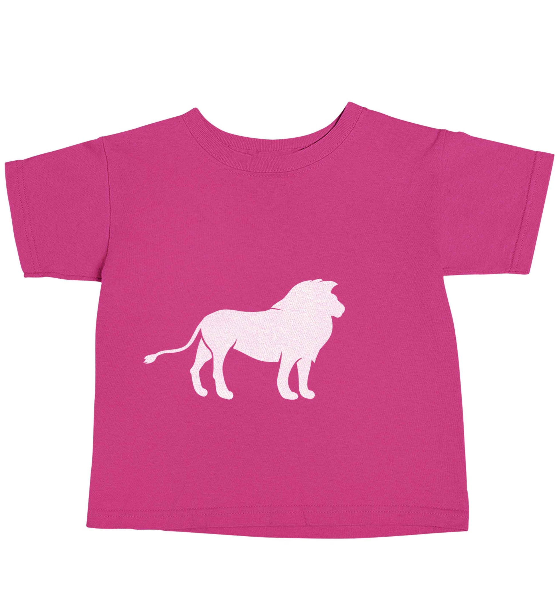 Gold lion pink baby toddler Tshirt 2 Years