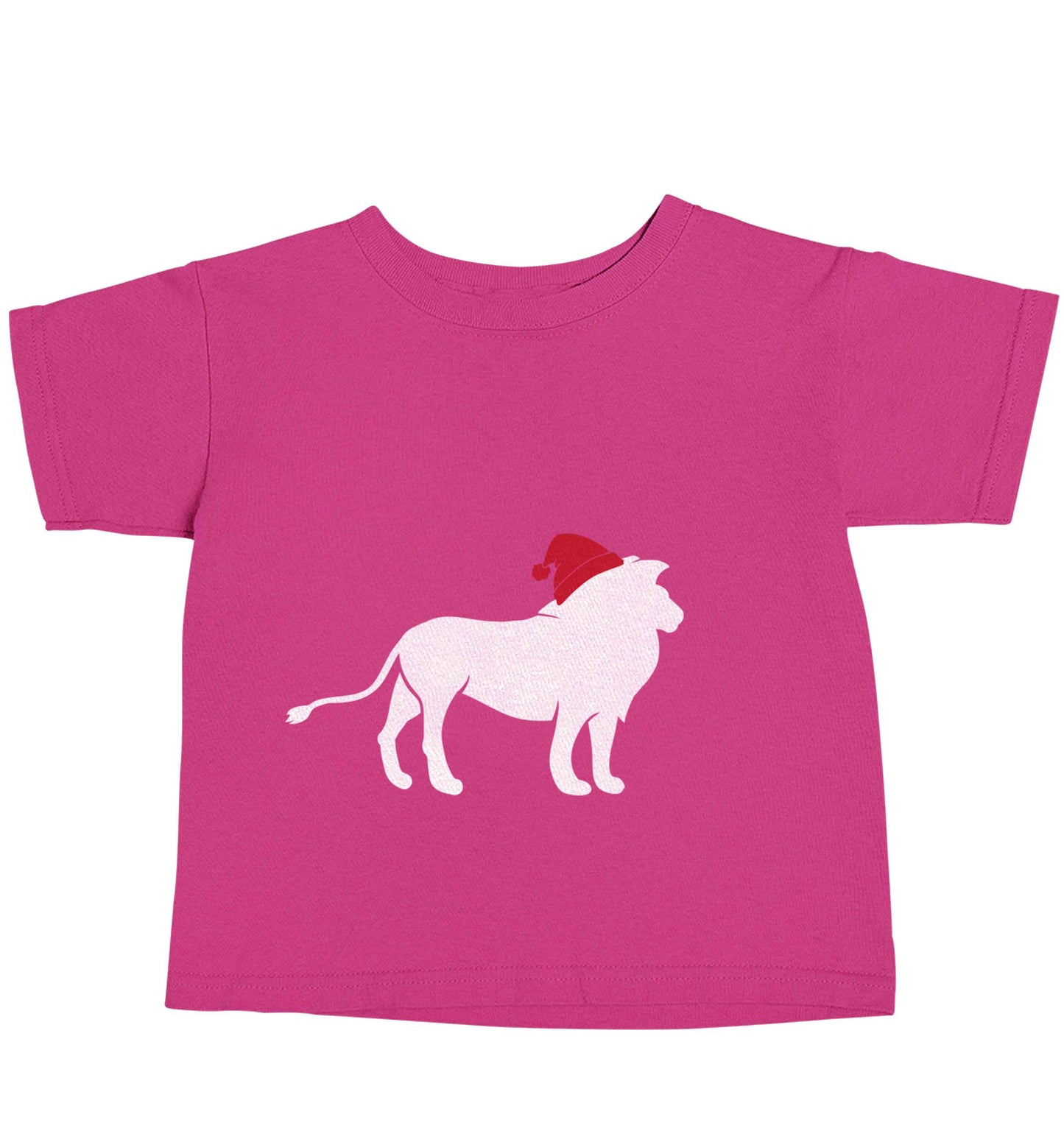 Gold lion santa pink baby toddler Tshirt 2 Years