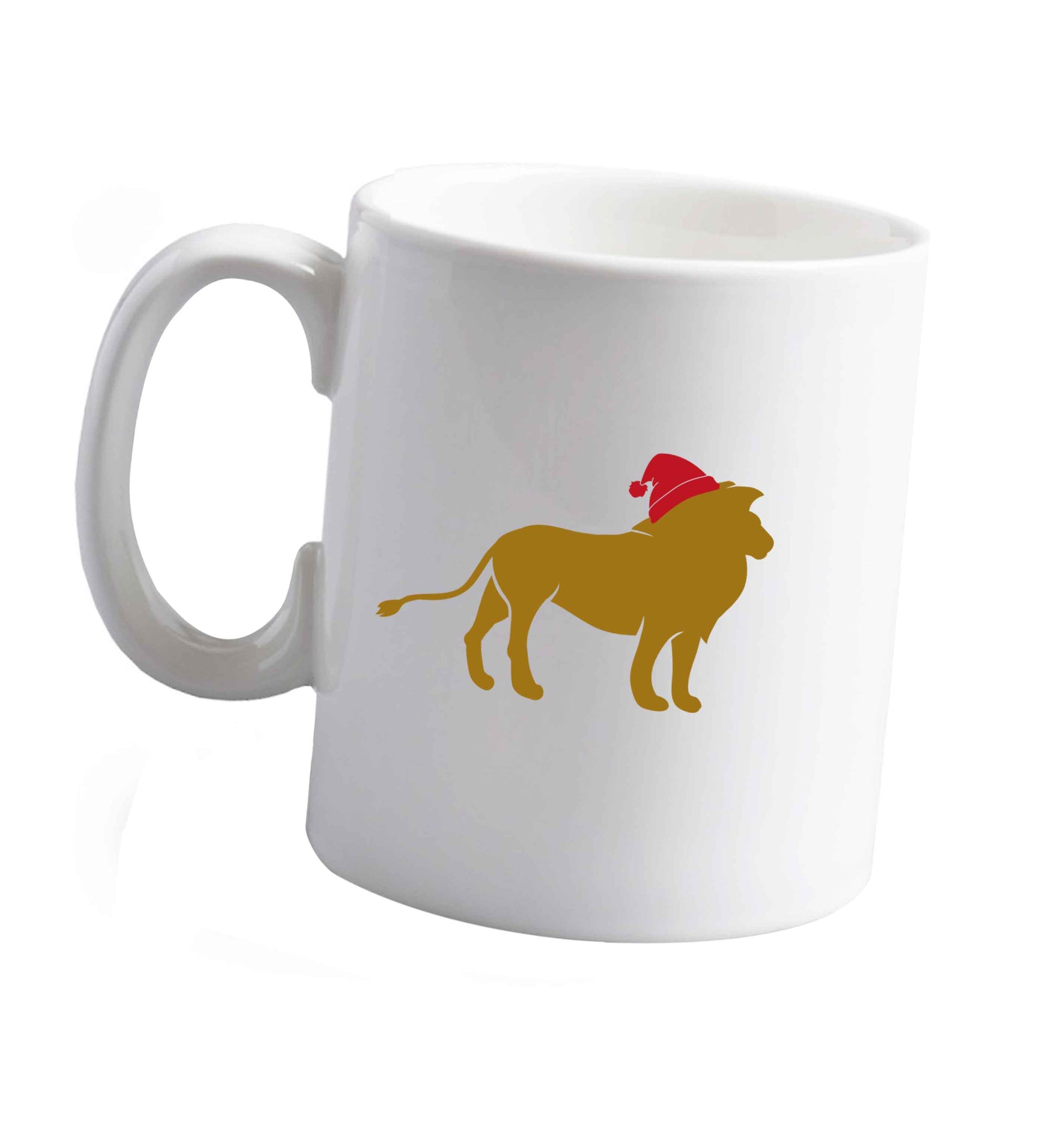 10 oz Tis The Season to Drink Whisky ceramic mug right handed