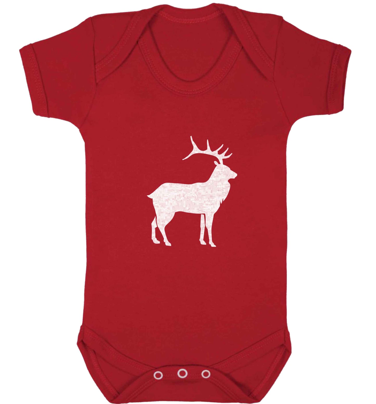 Green stag baby vest red 18-24 months