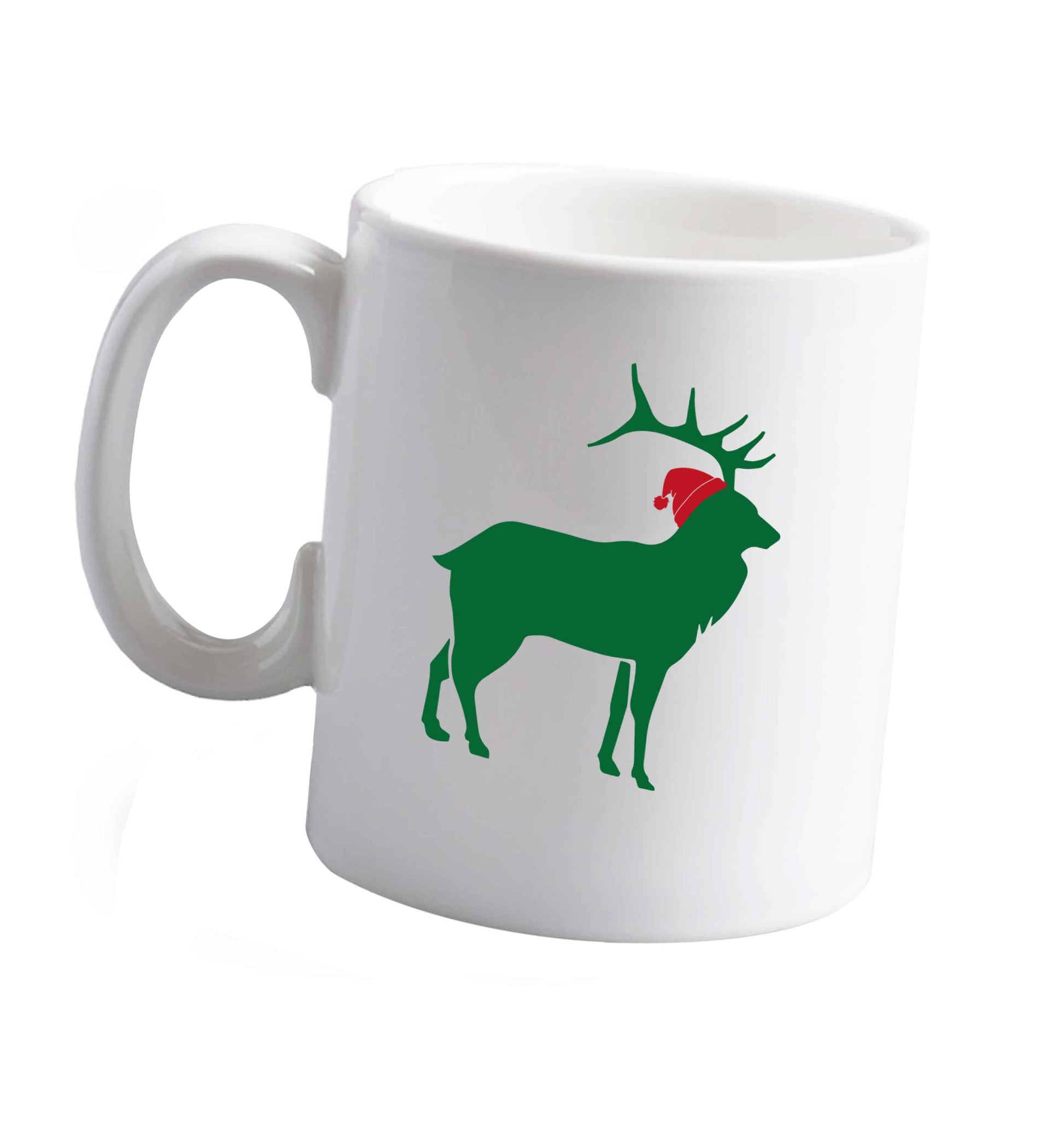 10 oz Tis The Season to Drink Whisky ceramic mug right handed