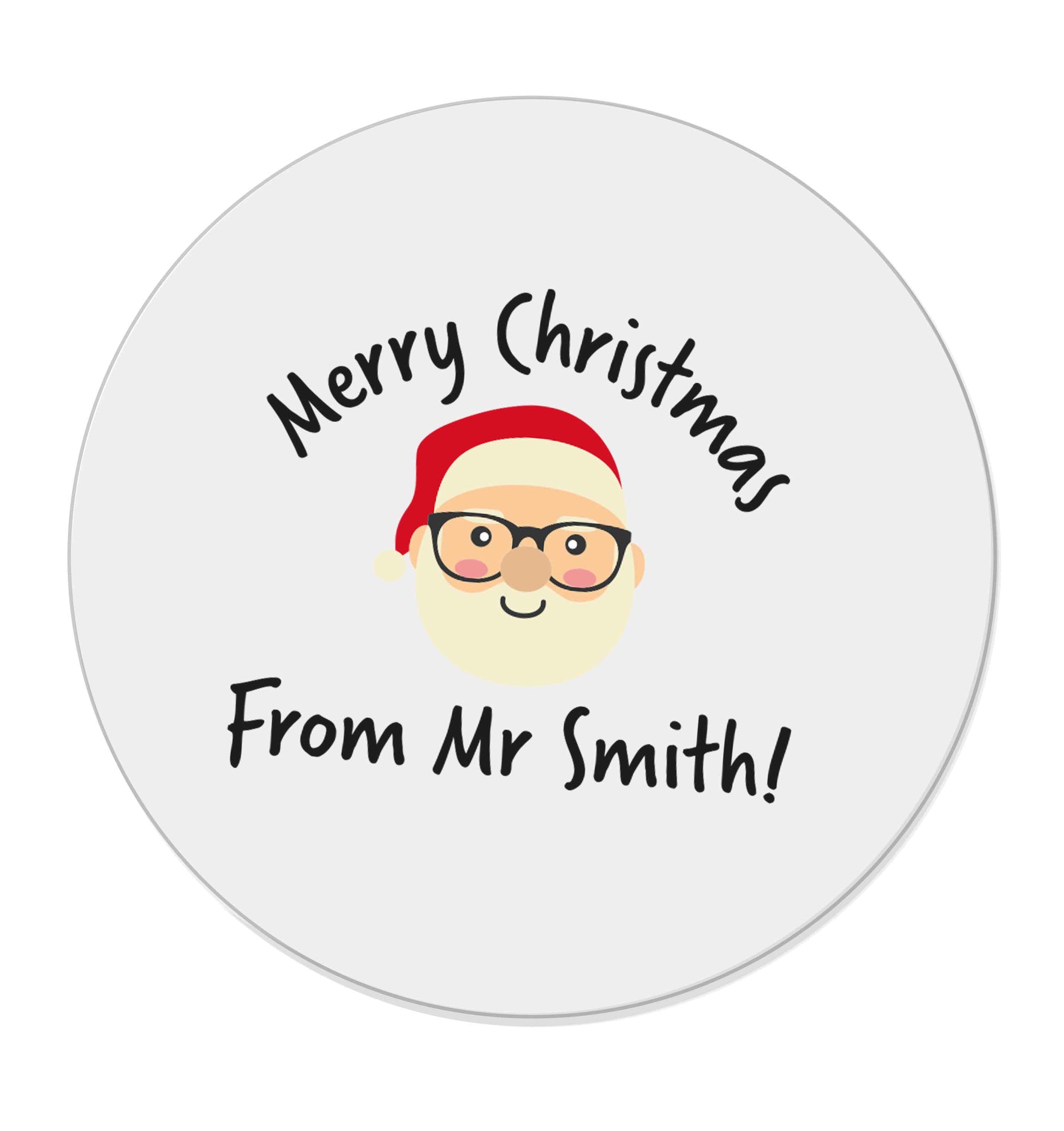 Personalised teacher merry Christmas from Mr | Magnet