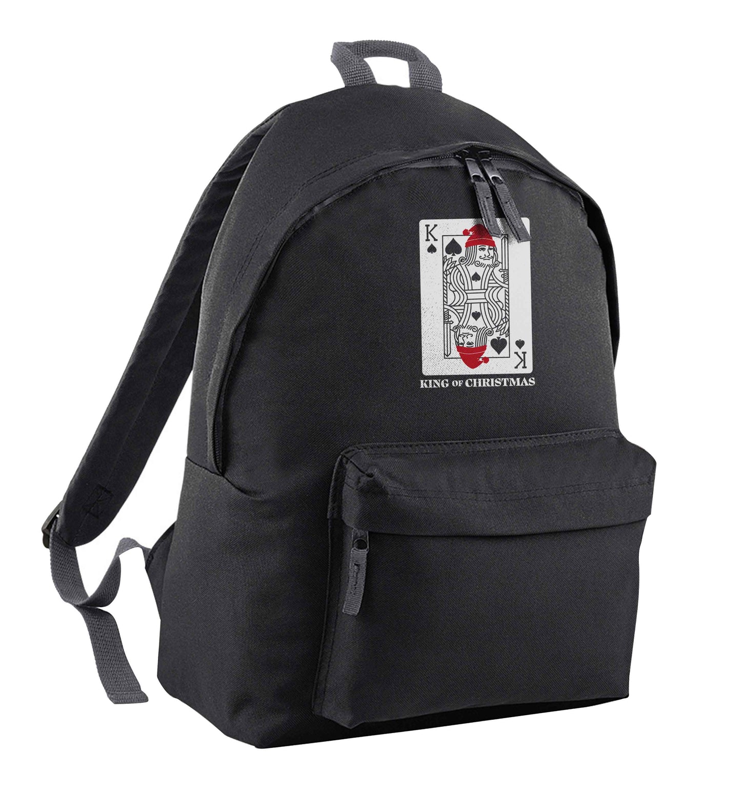 King of christmas black adults backpack