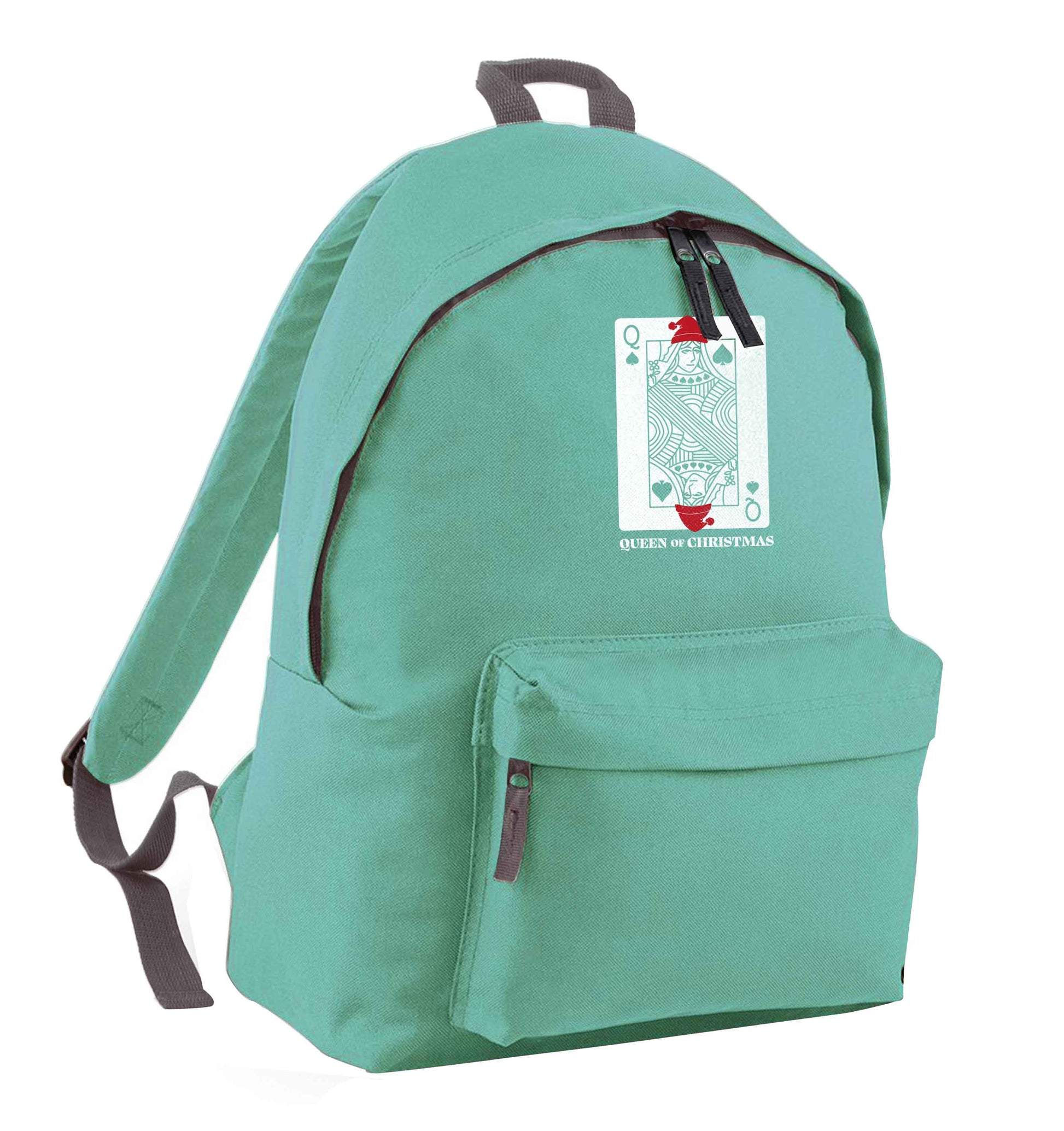 Queen of christmas mint adults backpack