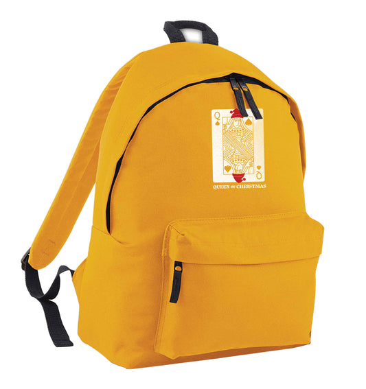 Queen of christmas mustard adults backpack