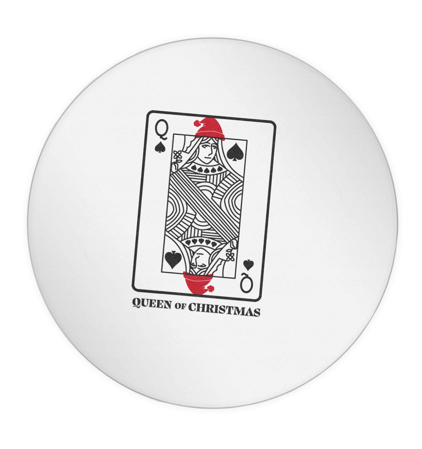 Queen of christmas 24 @ 45mm matt circle stickers