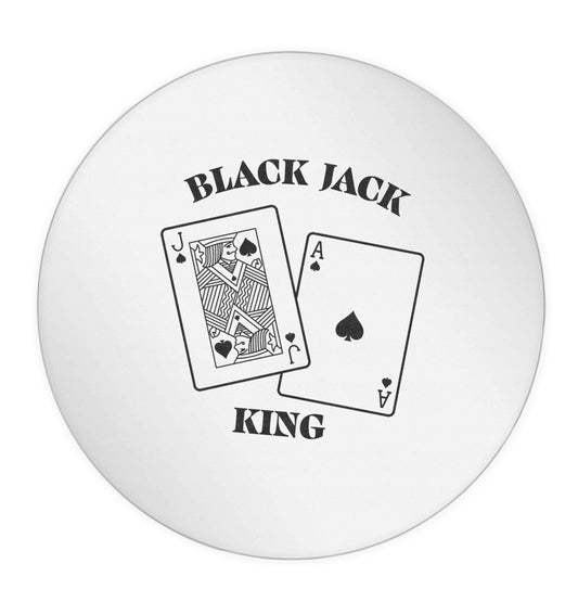 Blackjack king 24 @ 45mm matt circle stickers