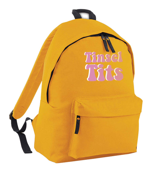 Tinsel tits mustard adults backpack