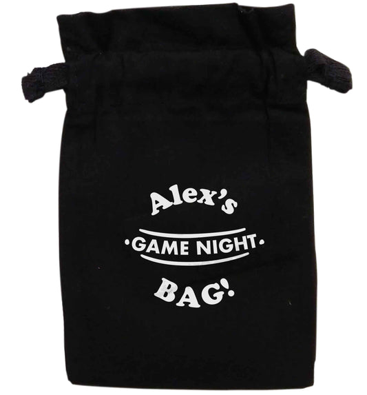 Personalised game night bag | XS - L | Pouch / Drawstring bag / Sack | Organic Cotton | Bulk discounts available!