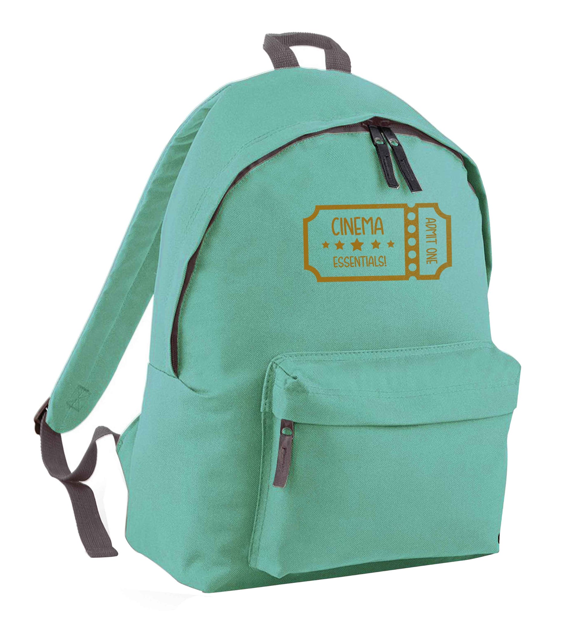 Cinema essentials mint adults backpack