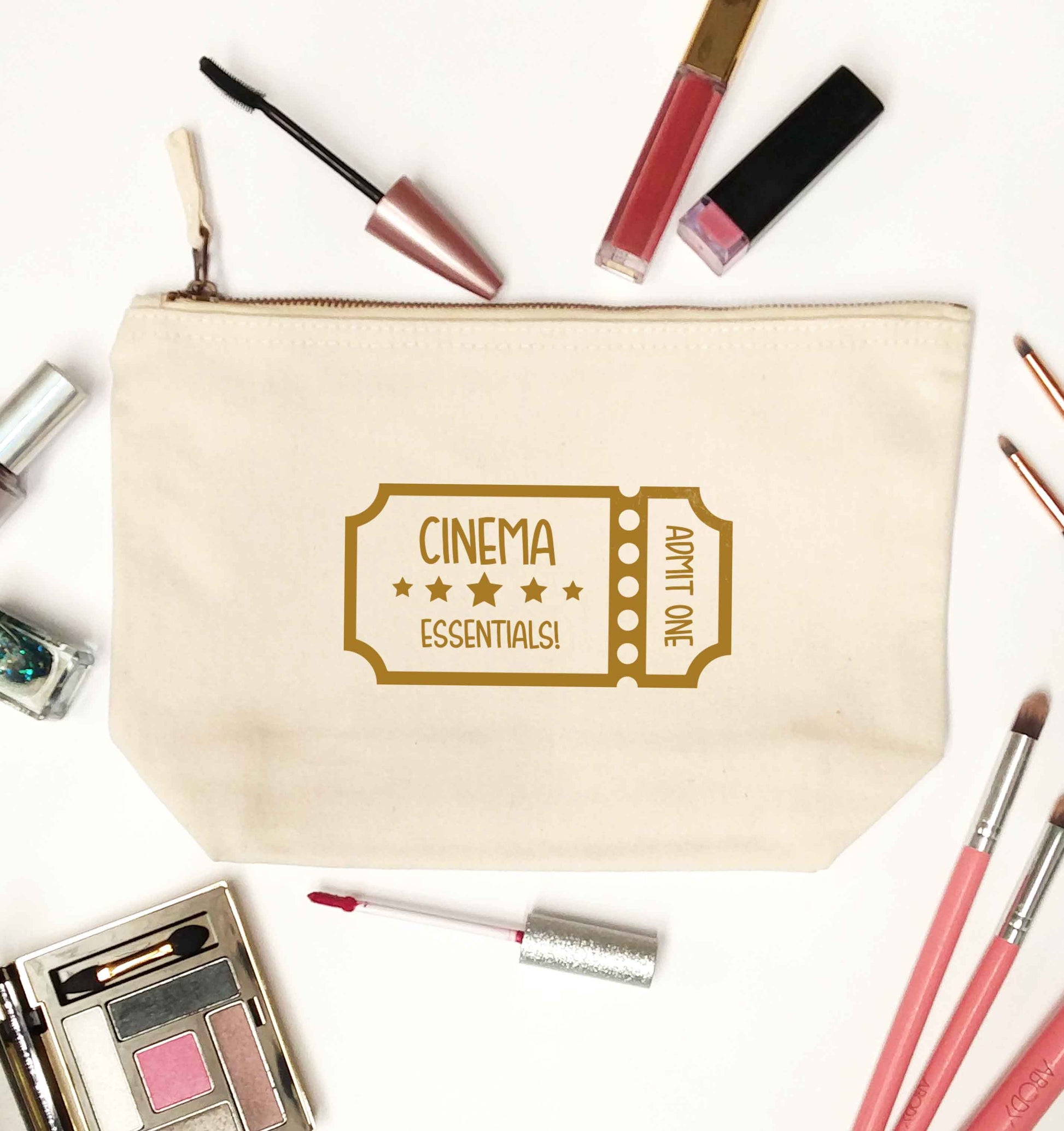 Cinema essentials natural makeup bag