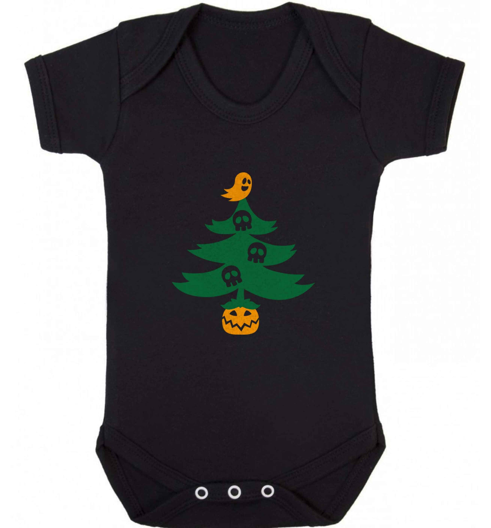 Halloween Christmas tree baby vest black 18-24 months