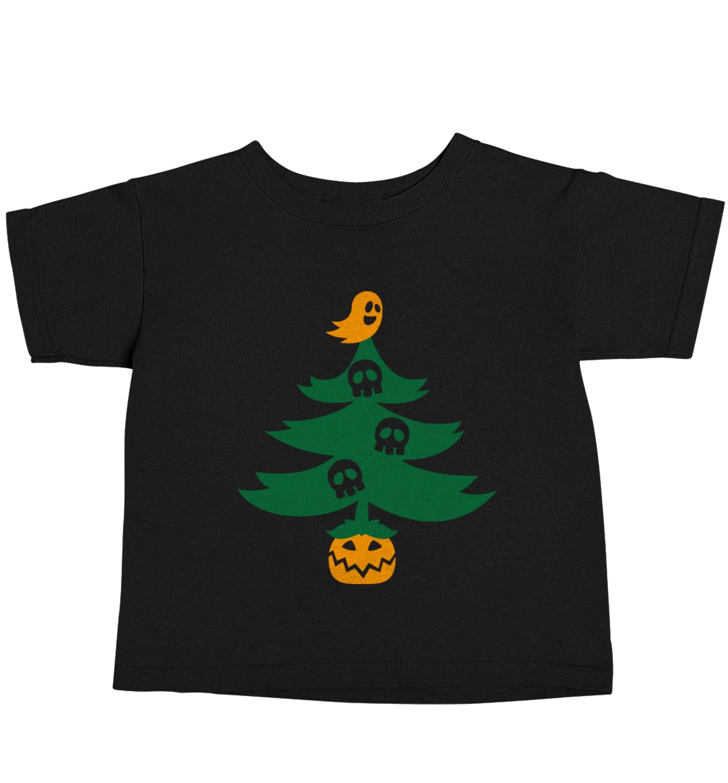Halloween Christmas tree Black baby toddler Tshirt 2 years