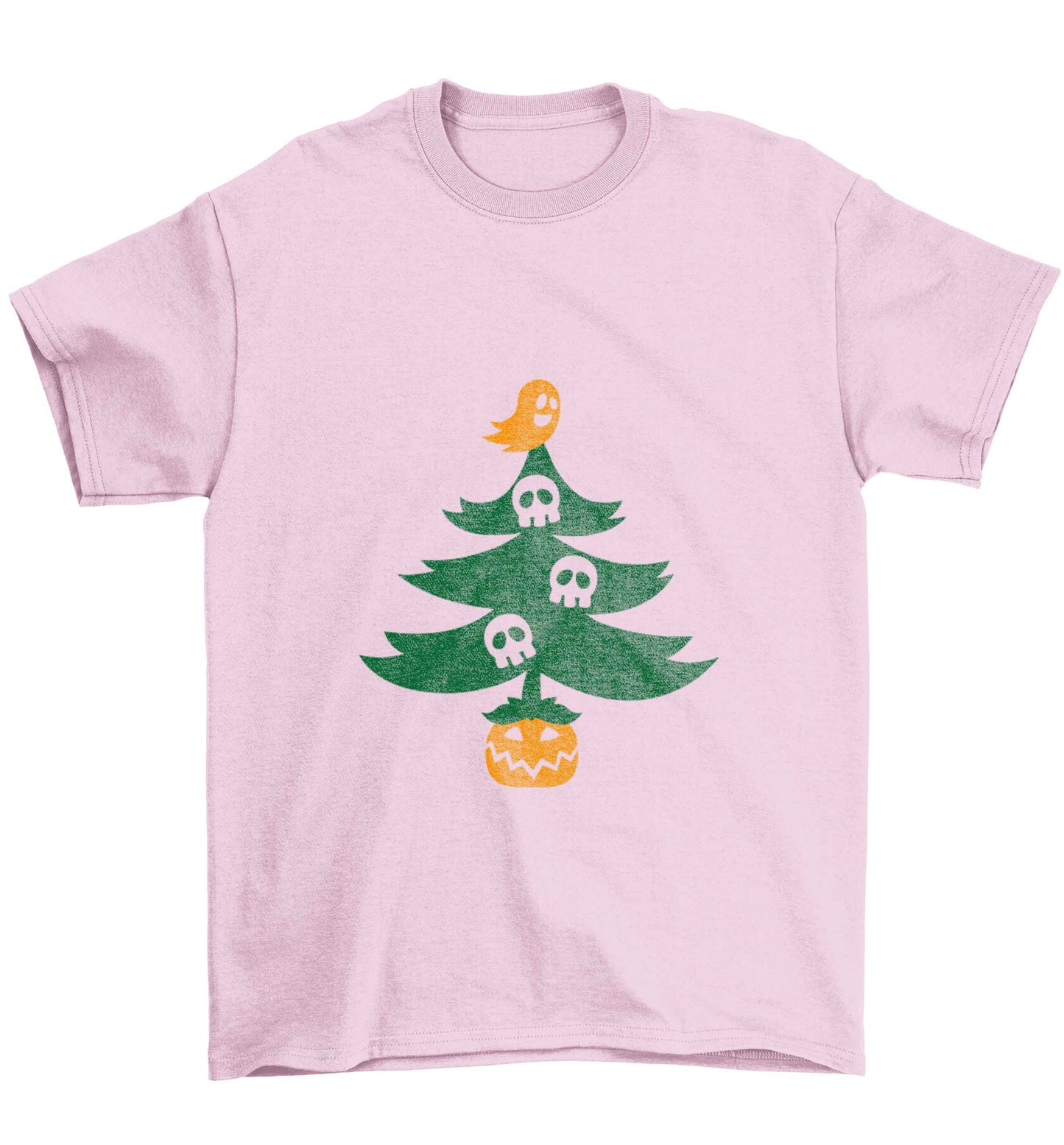 Halloween Christmas tree Children's light pink Tshirt 12-13 Years