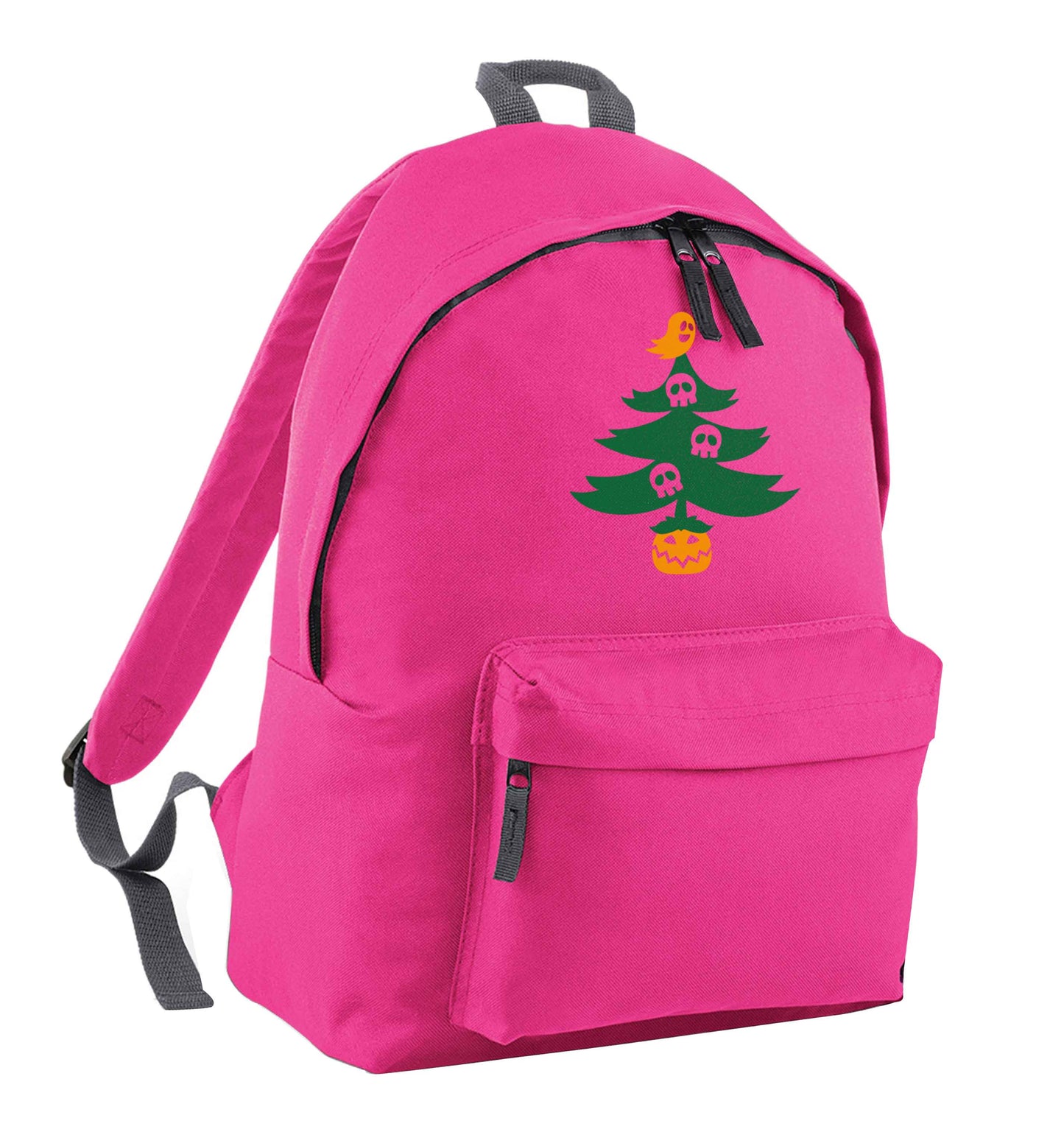 Halloween Christmas tree pink children's backpack