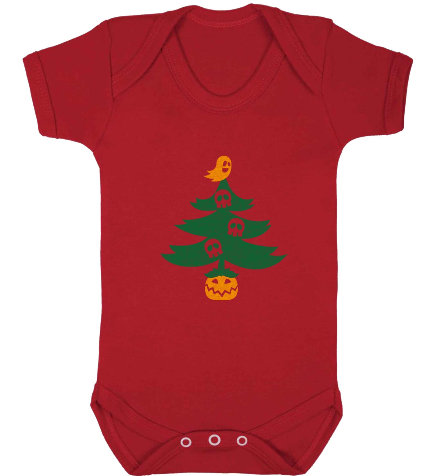 Halloween Christmas tree baby vest red 18-24 months