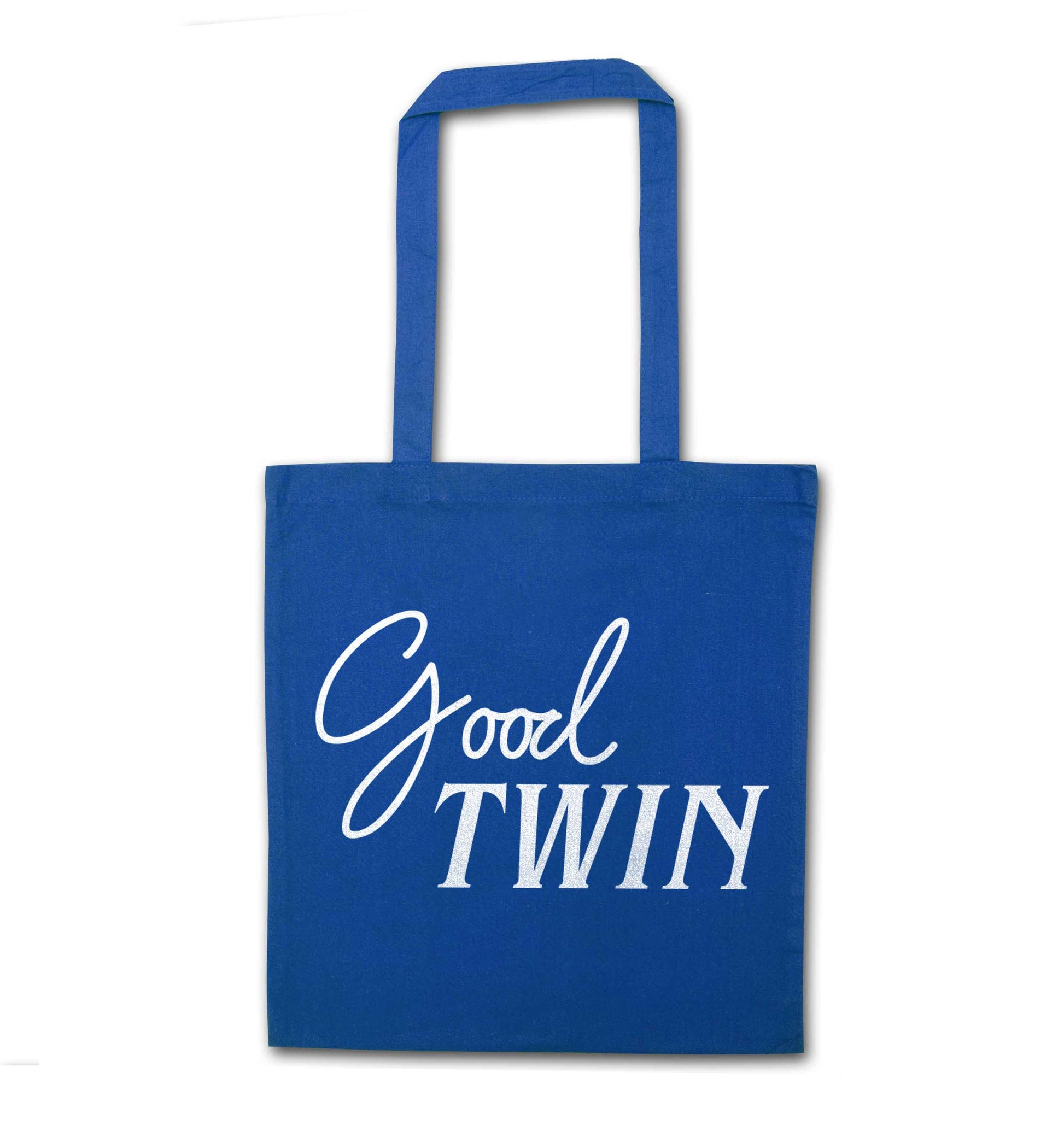 Good twin blue tote bag