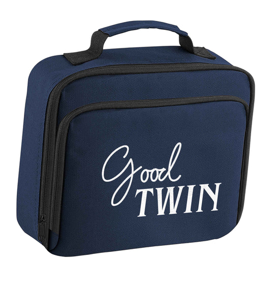 Good twin insulated navy lunch bag cooler
