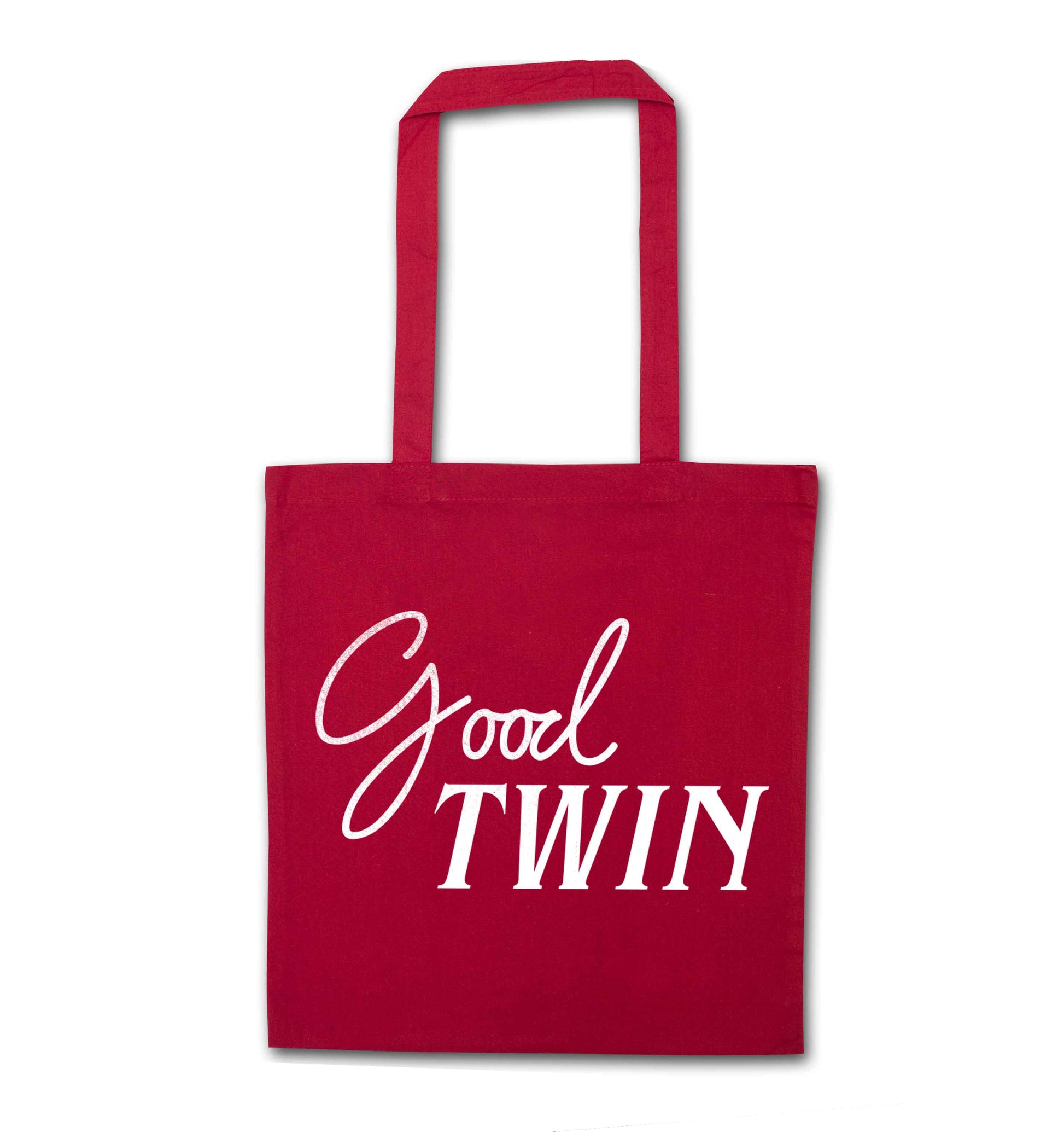 Good twin red tote bag