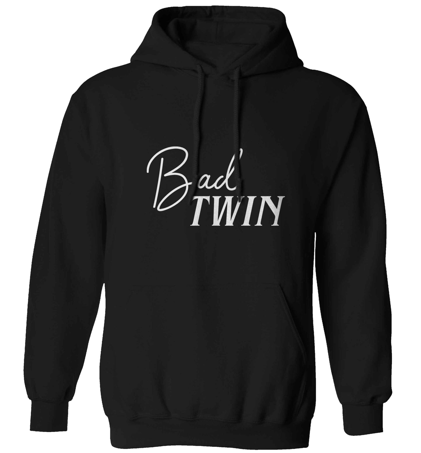 Bad twin adults unisex black hoodie 2XL