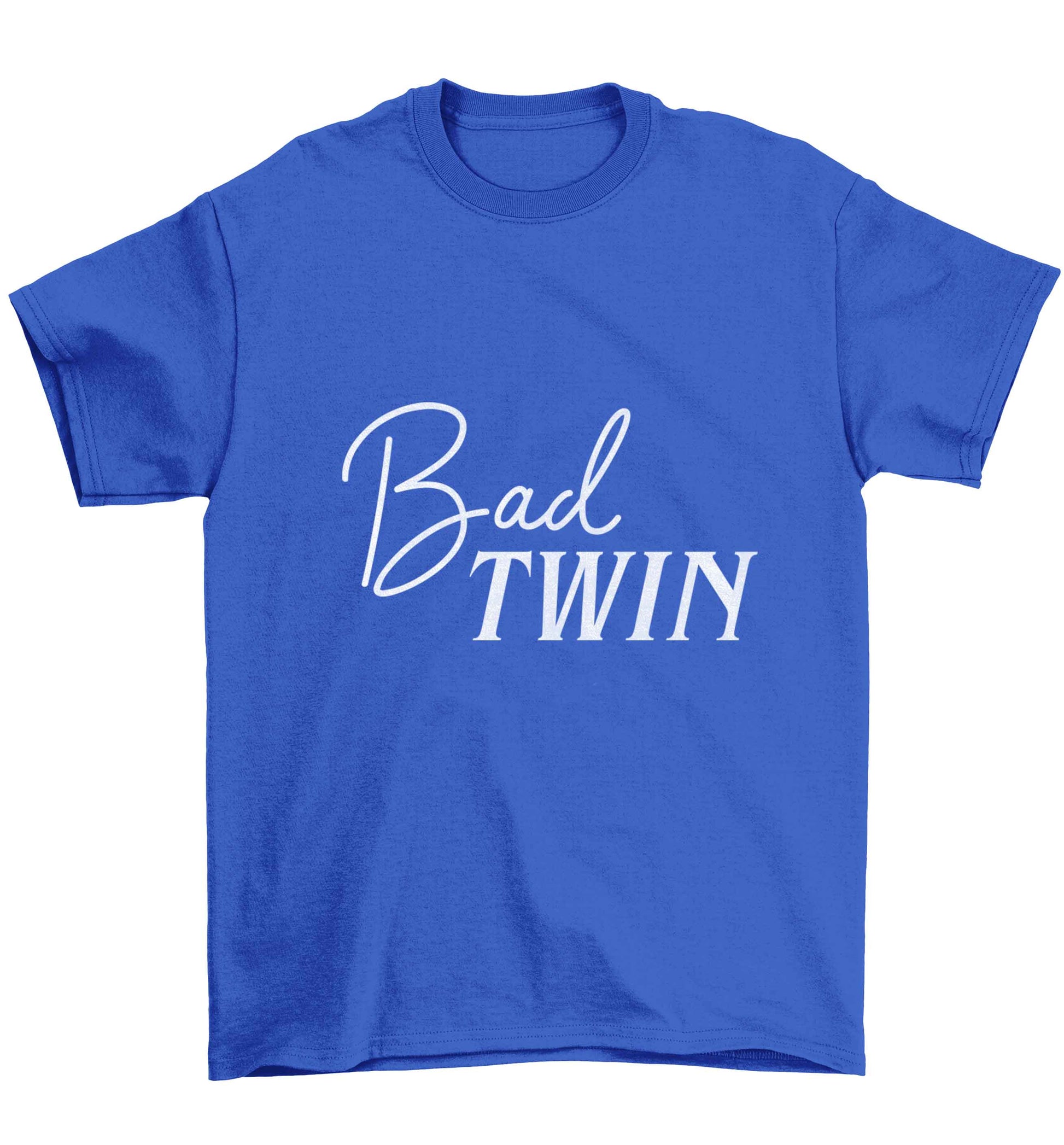 Bad twin Children's blue Tshirt 12-13 Years