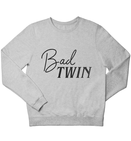 Bad twin children's grey sweater 12-13 Years