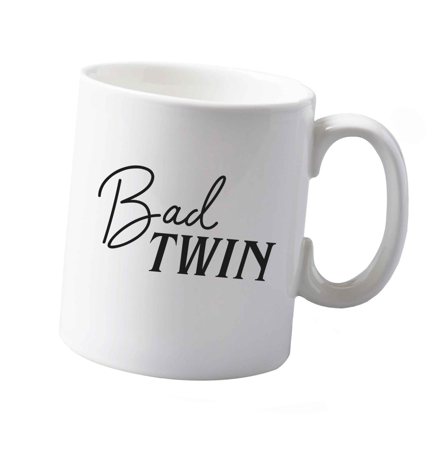 10 oz Bad twin ceramic mug both sides