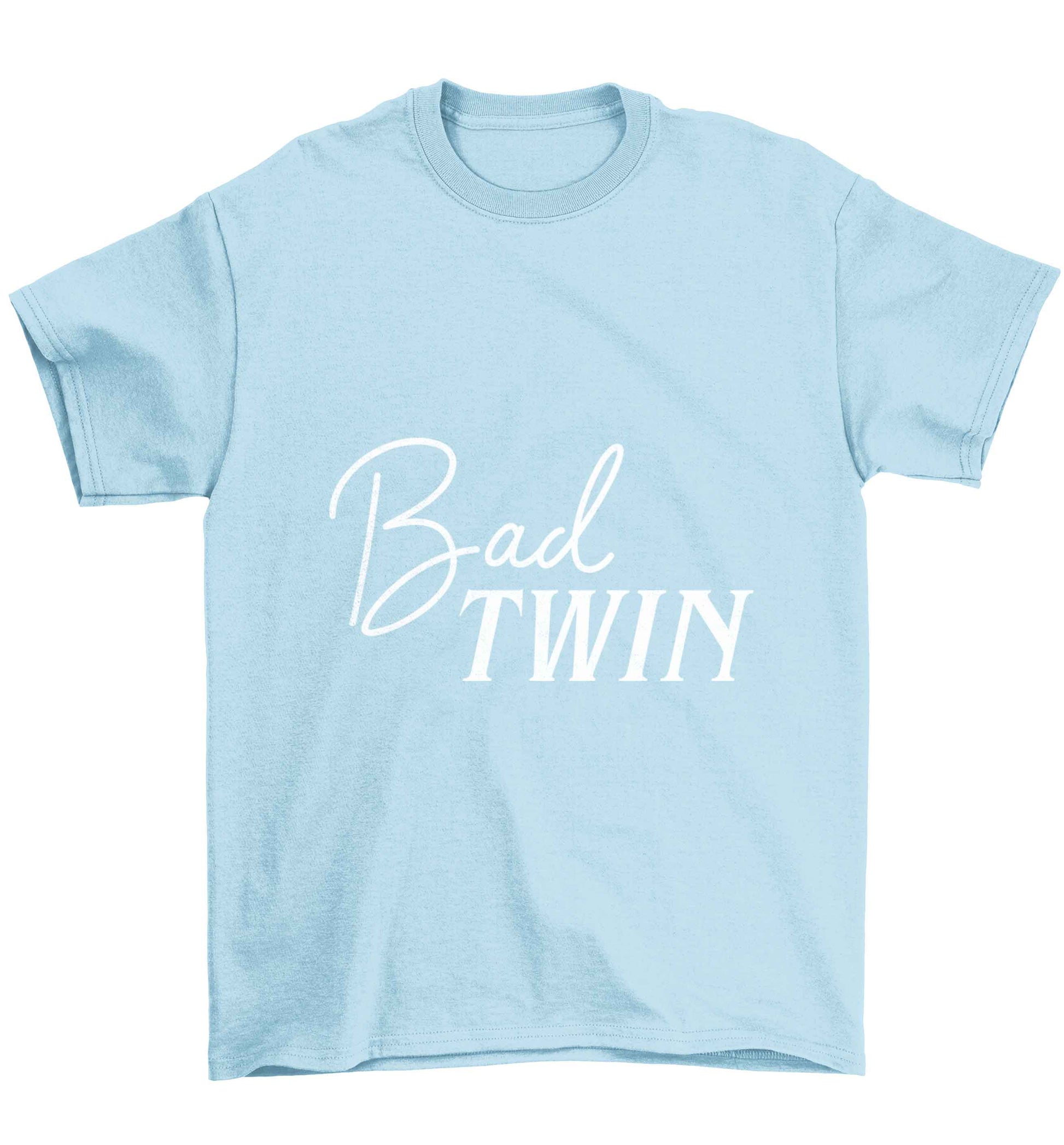 Bad twin Children's light blue Tshirt 12-13 Years