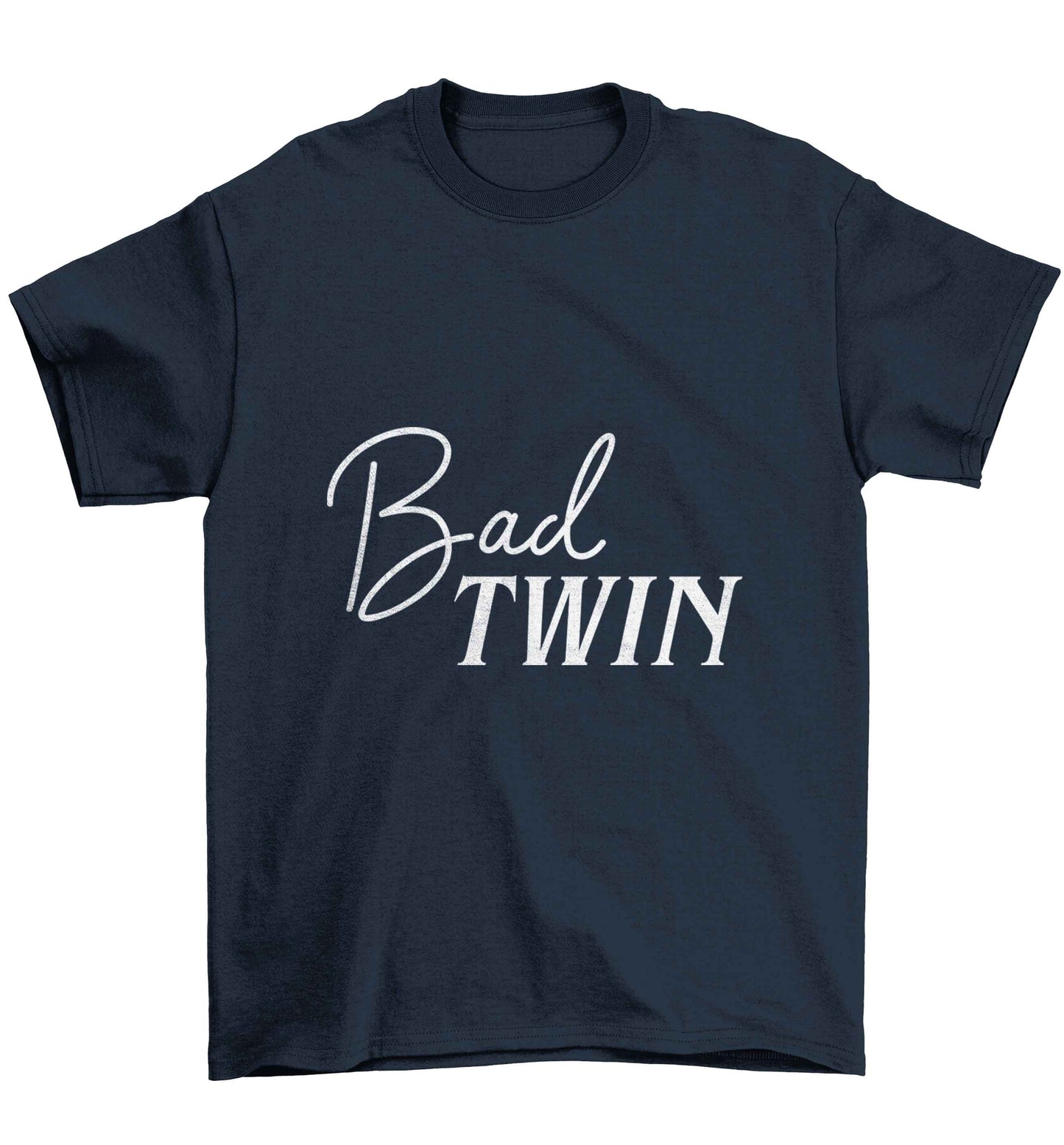 Bad twin Children's navy Tshirt 12-13 Years
