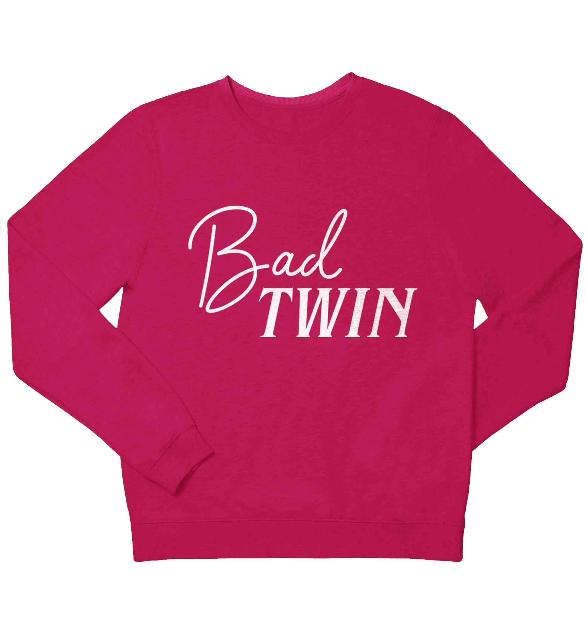 Bad twin children's pink sweater 12-13 Years