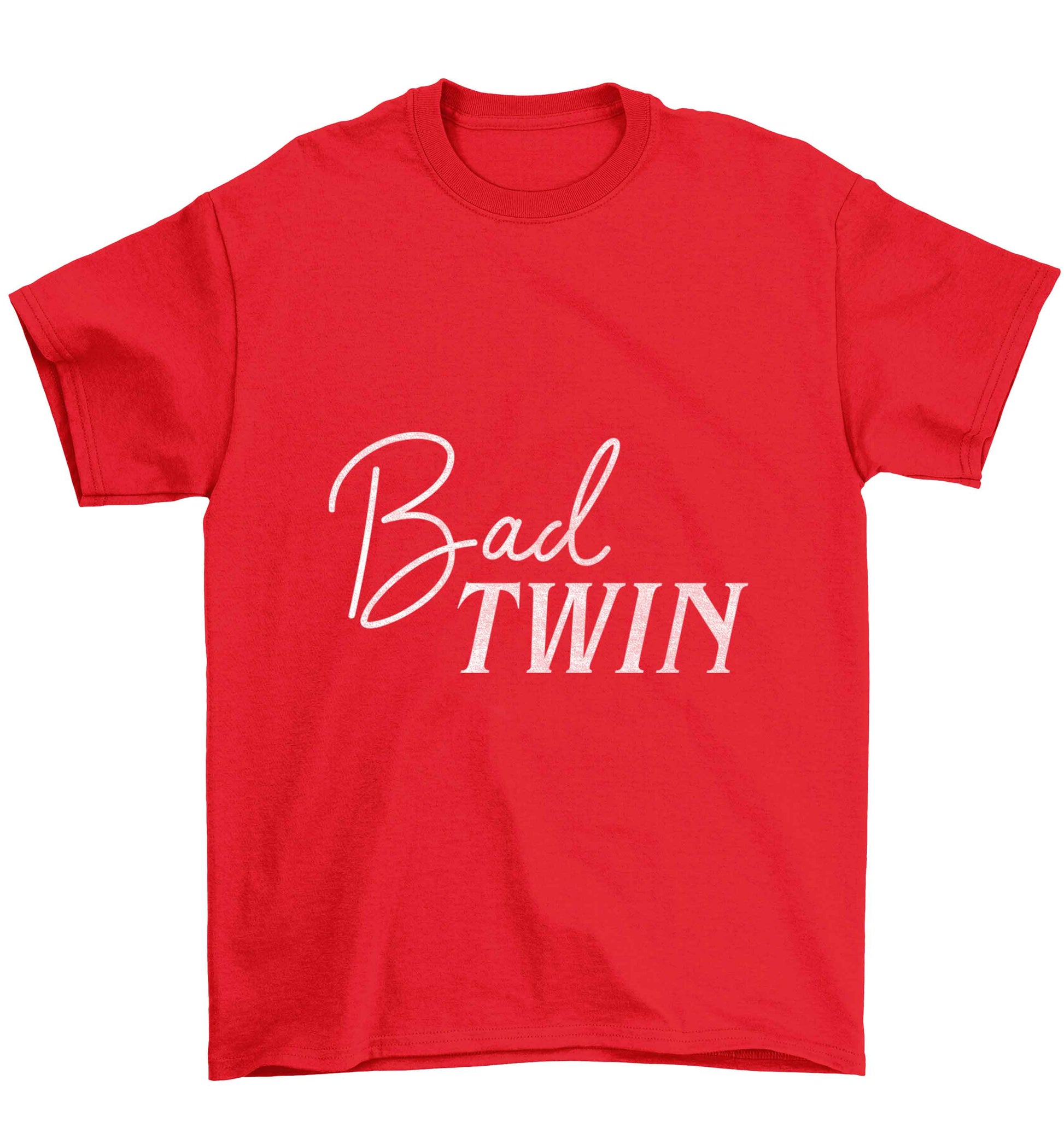Bad twin Children's red Tshirt 12-13 Years