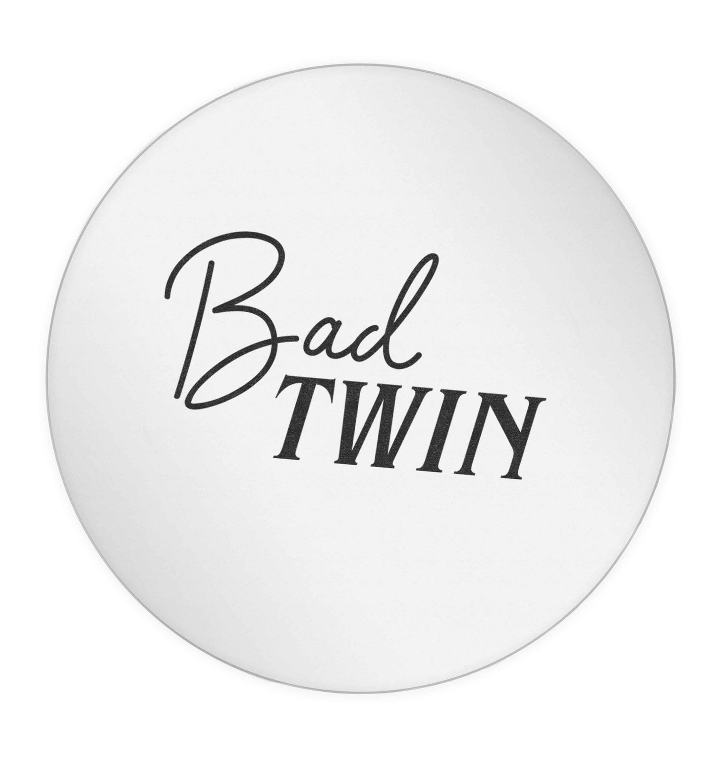 Bad twin 24 @ 45mm matt circle stickers