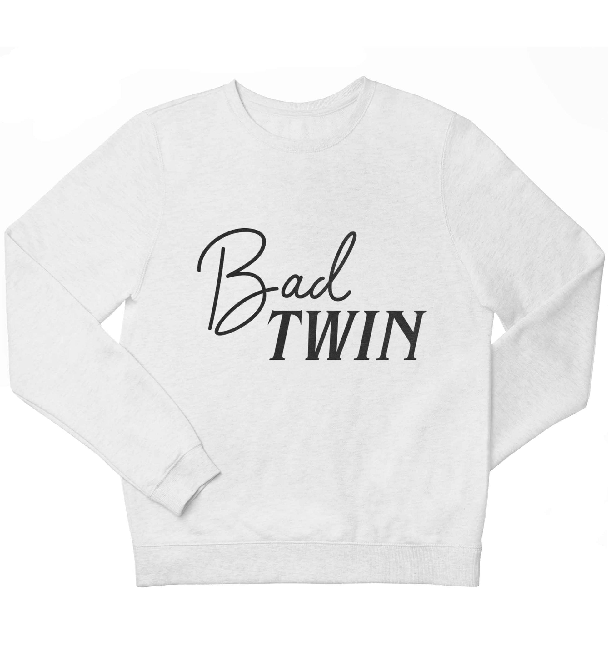 Bad twin children's white sweater 12-13 Years