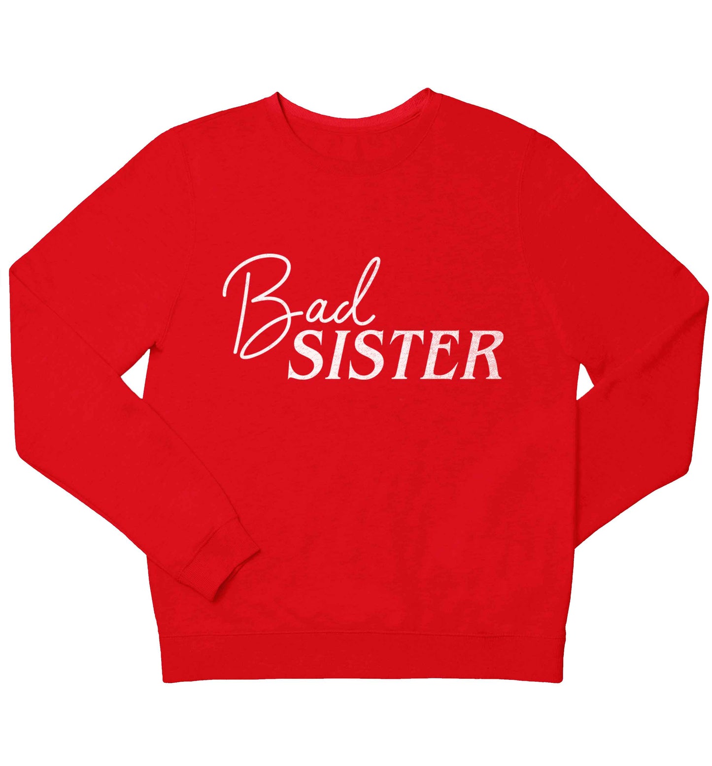 Bad sister children's grey sweater 12-13 Years