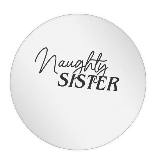 Naughty Sister 24 @ 45mm matt circle stickers