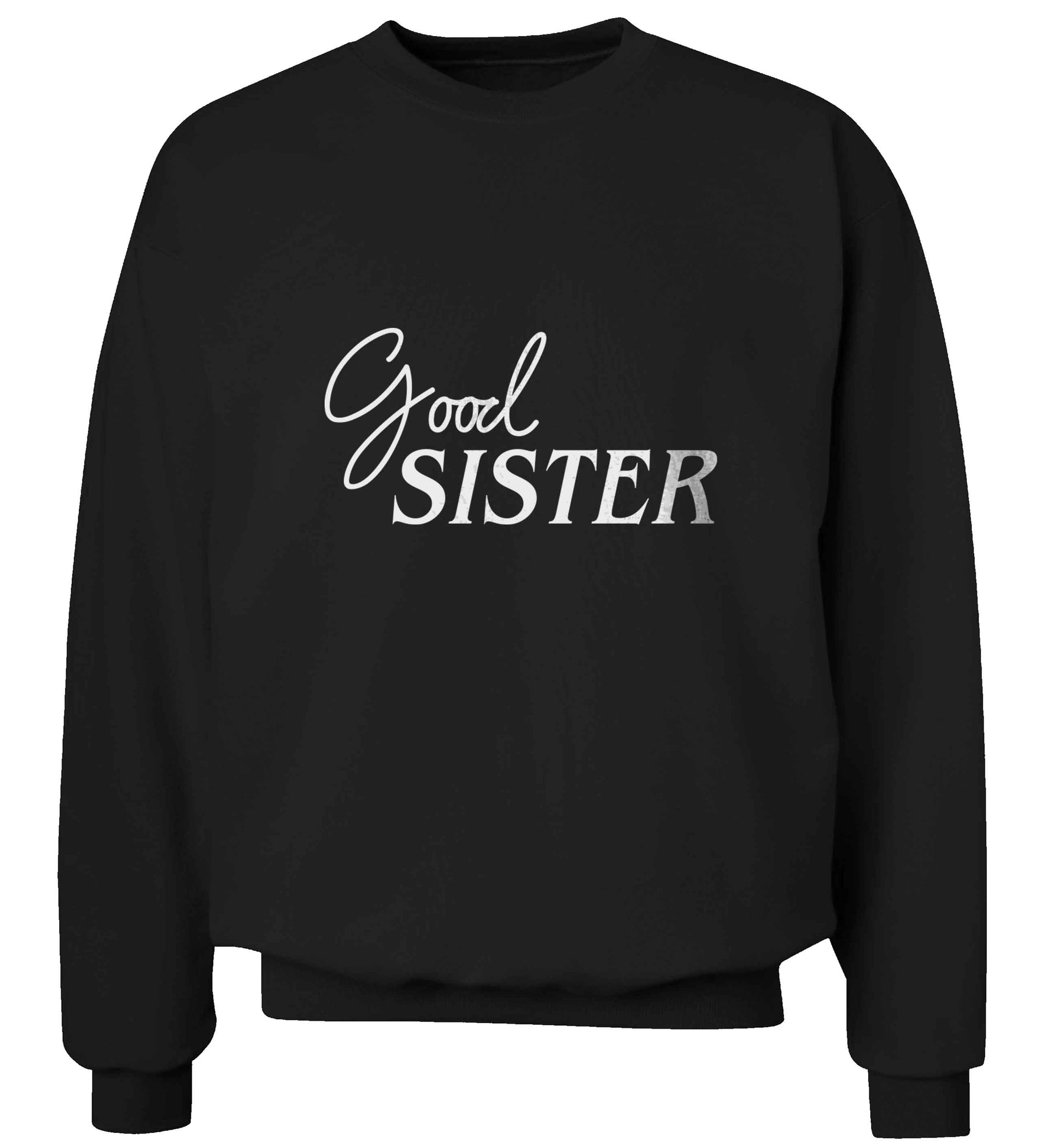 Good sister adult's unisex black sweater 2XL