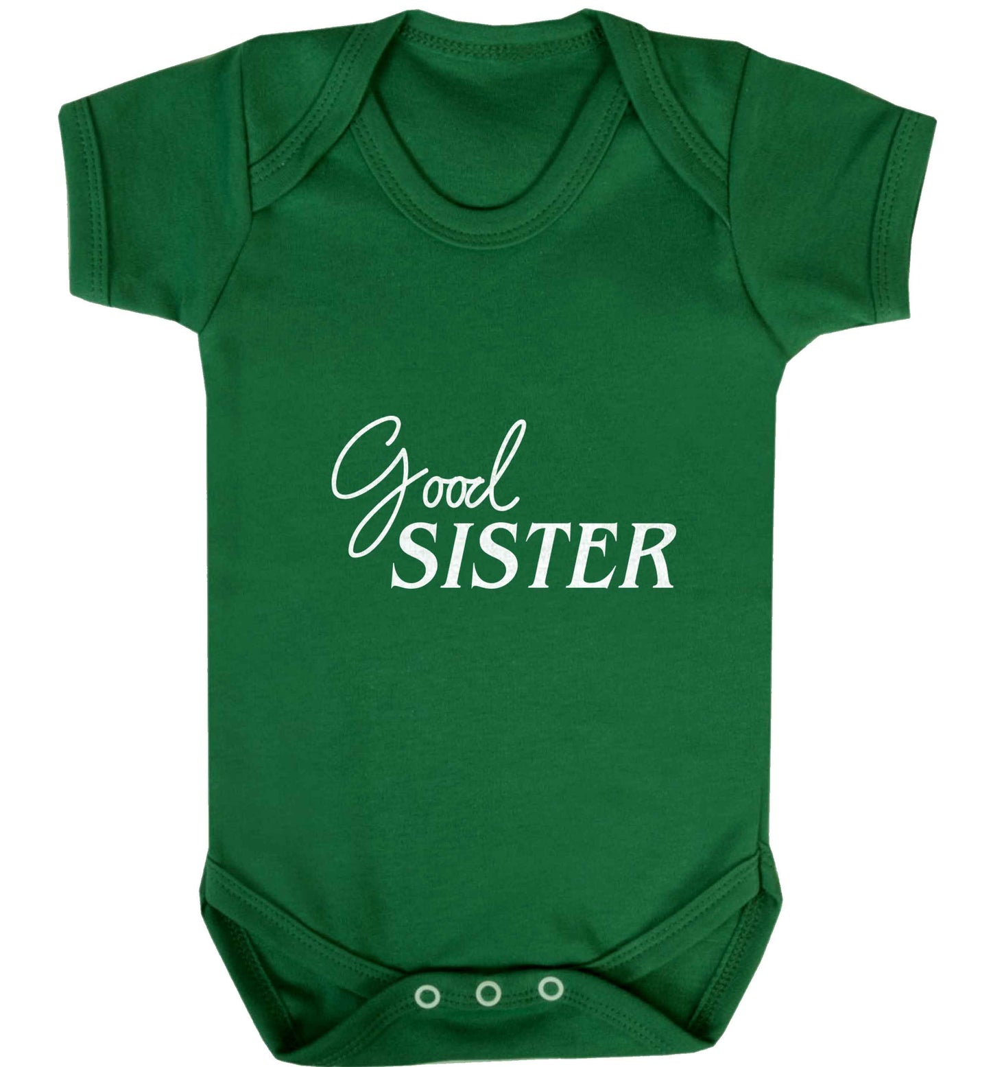 Good sister baby vest green 18-24 months