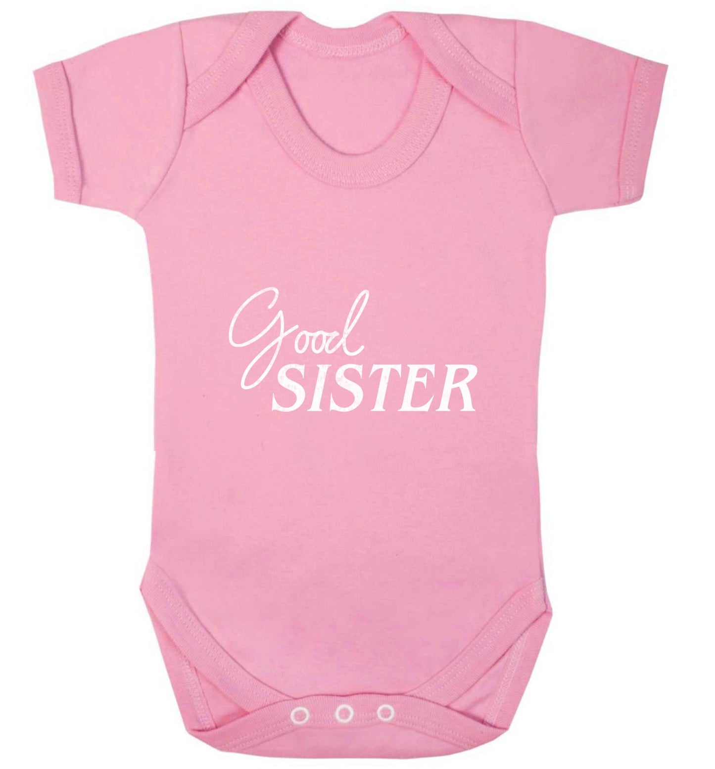 Good sister baby vest pale pink 18-24 months