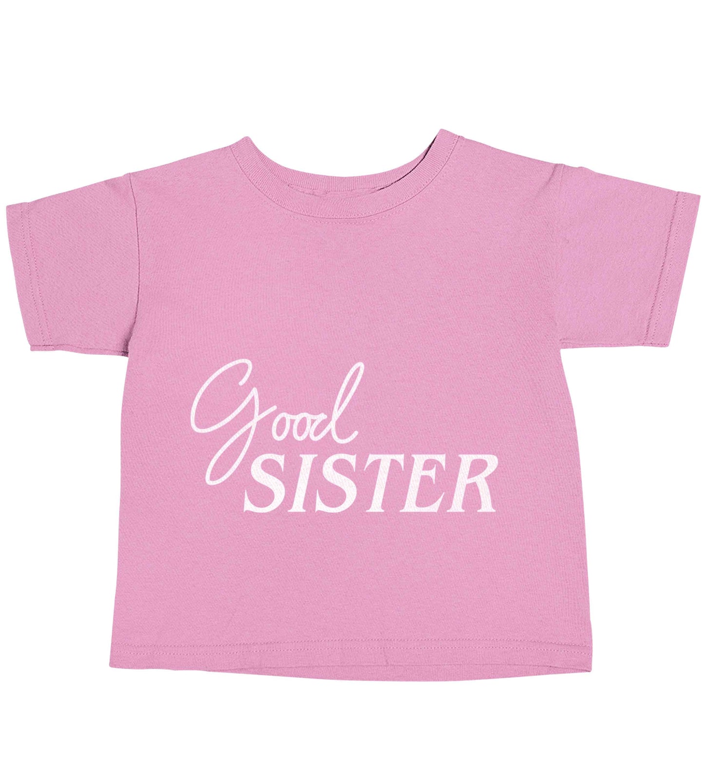 Good sister light pink baby toddler Tshirt 2 Years