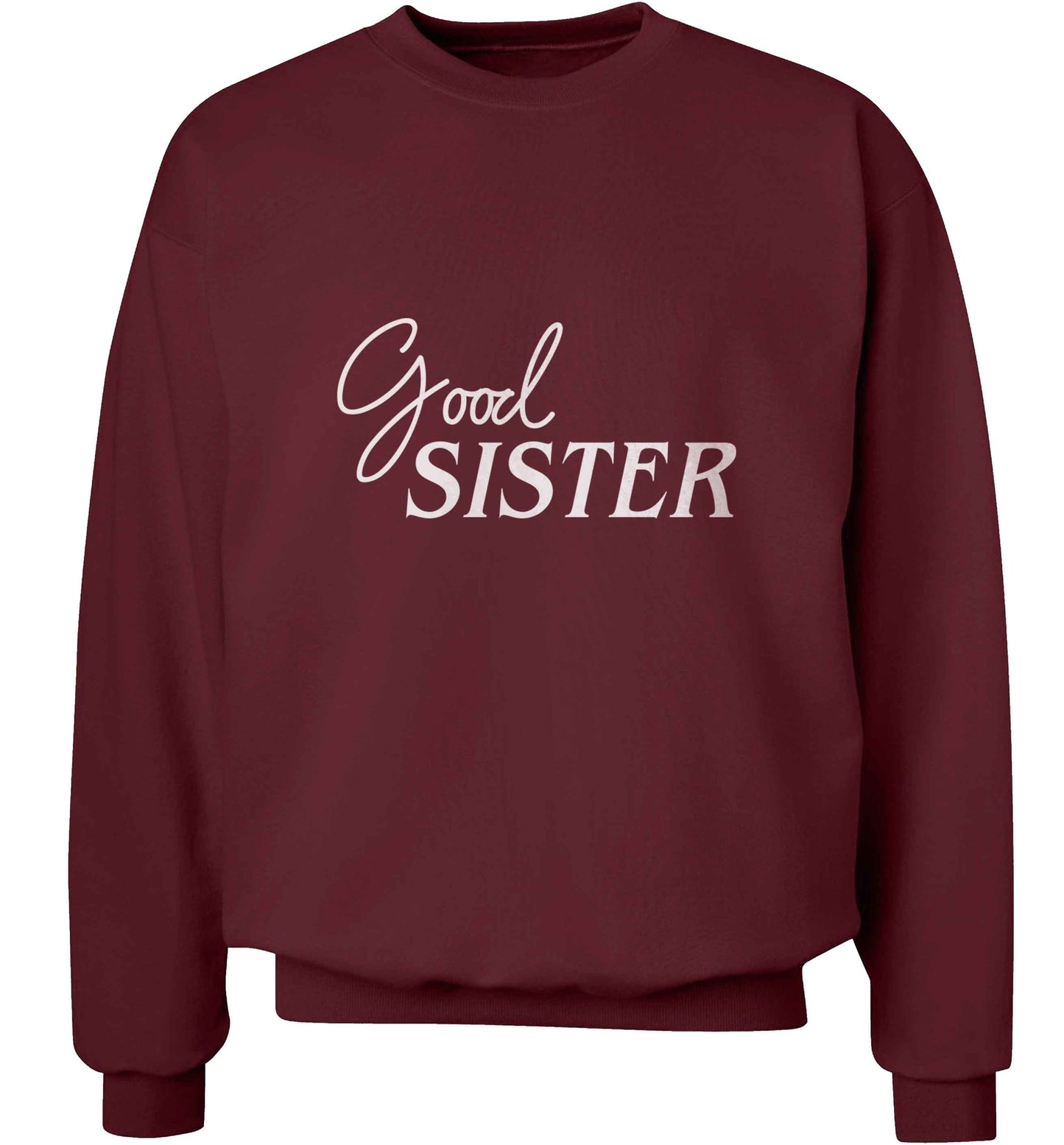 Good sister adult's unisex maroon sweater 2XL
