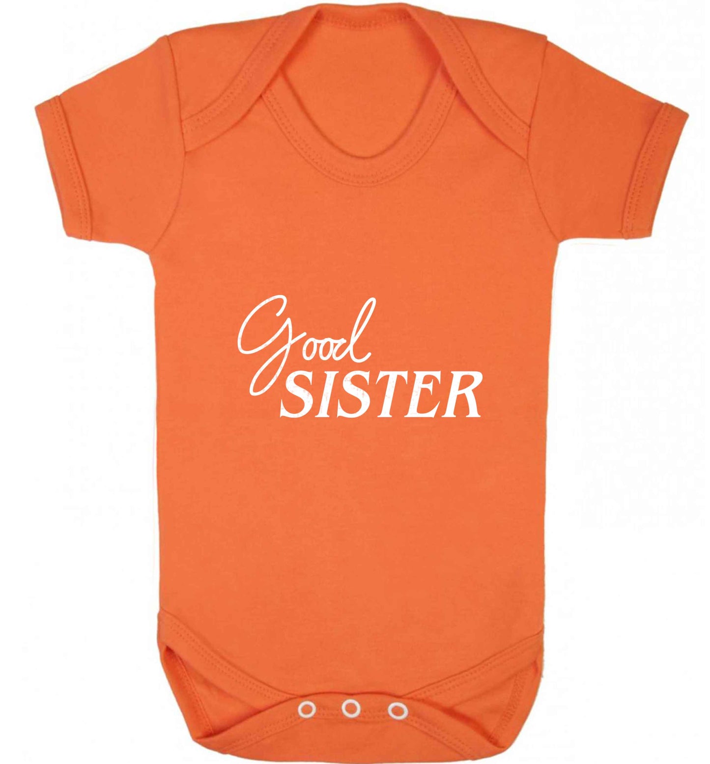 Good sister baby vest orange 18-24 months